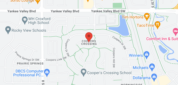 map of 620 COOPERS CR SW